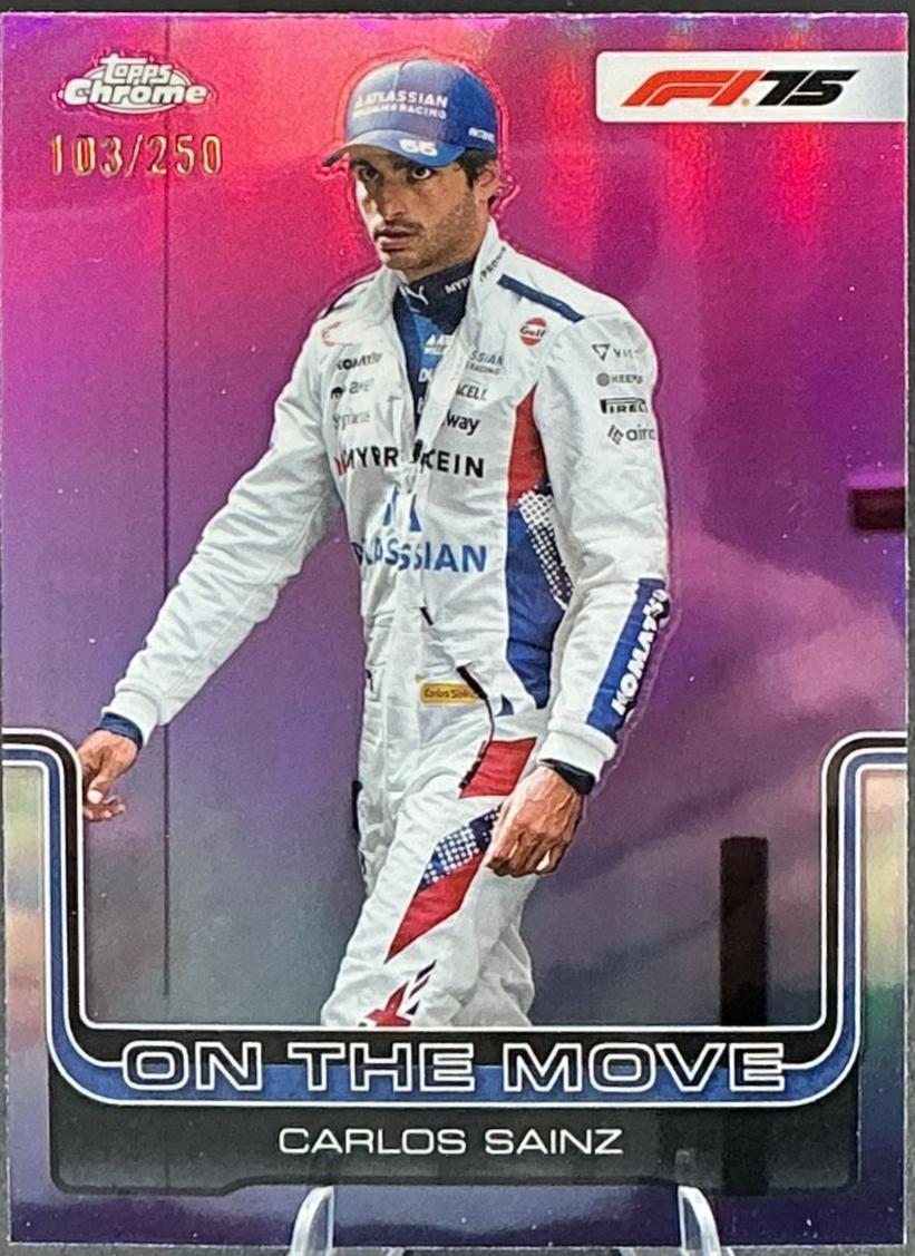 Carlos Sainz [Pink Refractor] #189