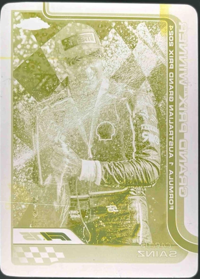 Carlos Sainz [Printing Plate] #95
