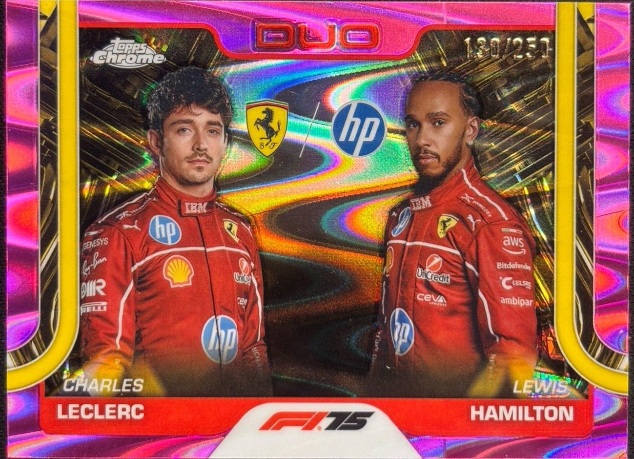 Charles Leclerc / Lewis Hamilton [Pink Refractor] #165
