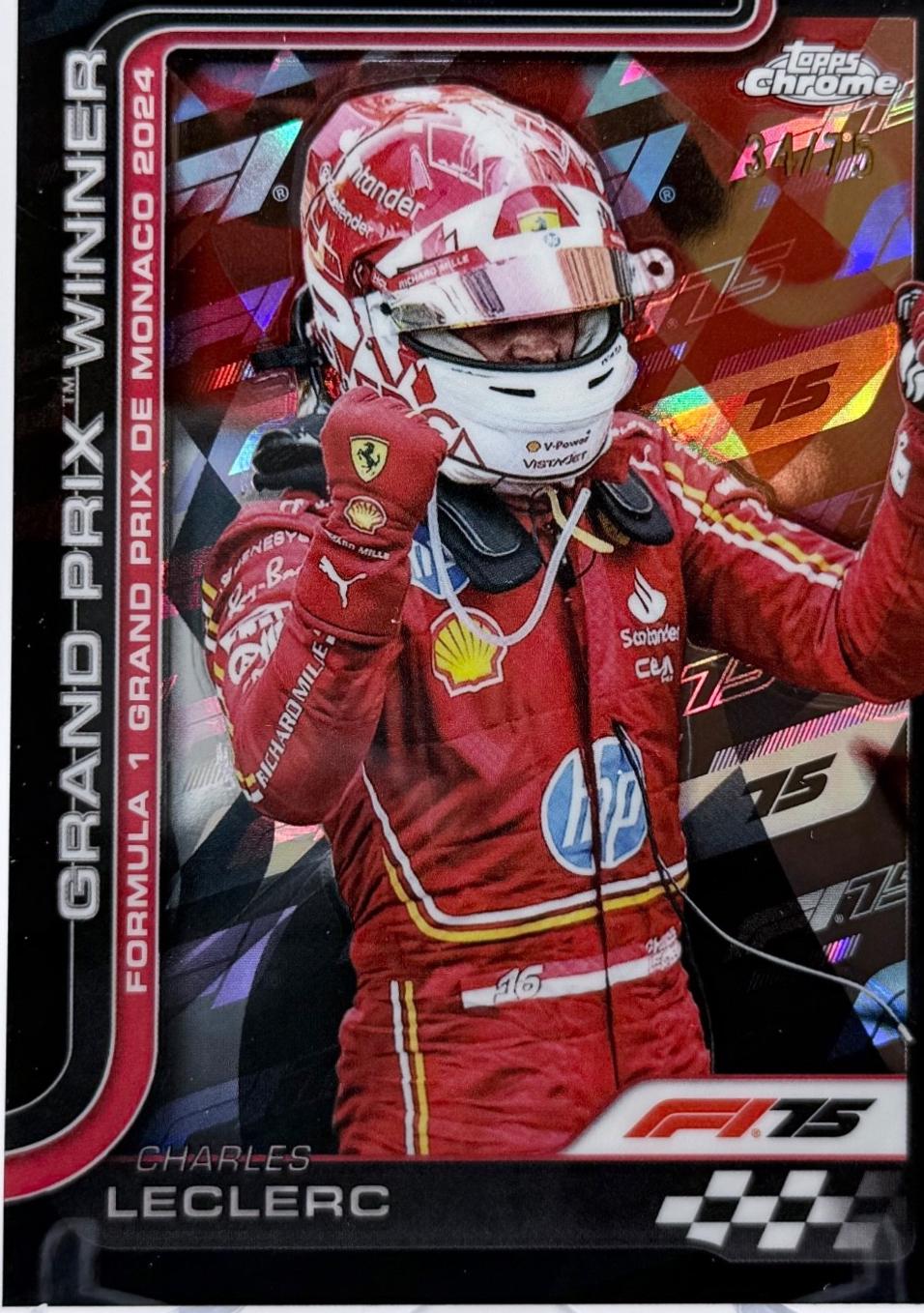 Charles Leclerc [75th Anniversary Refractor] #100