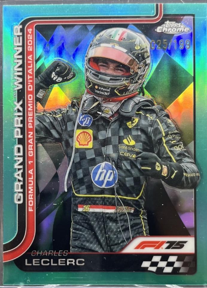 Charles Leclerc [Aqua Raywave Refractor] #108