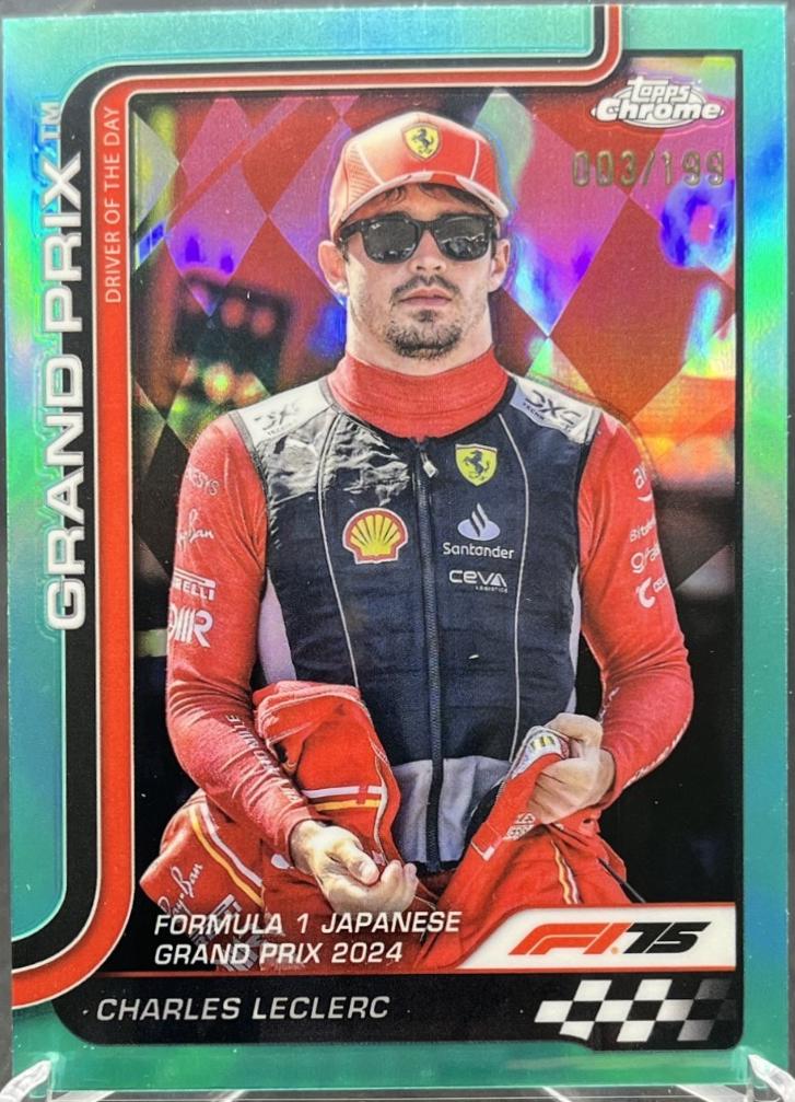 Charles Leclerc [Aqua Raywave Refractor] #125