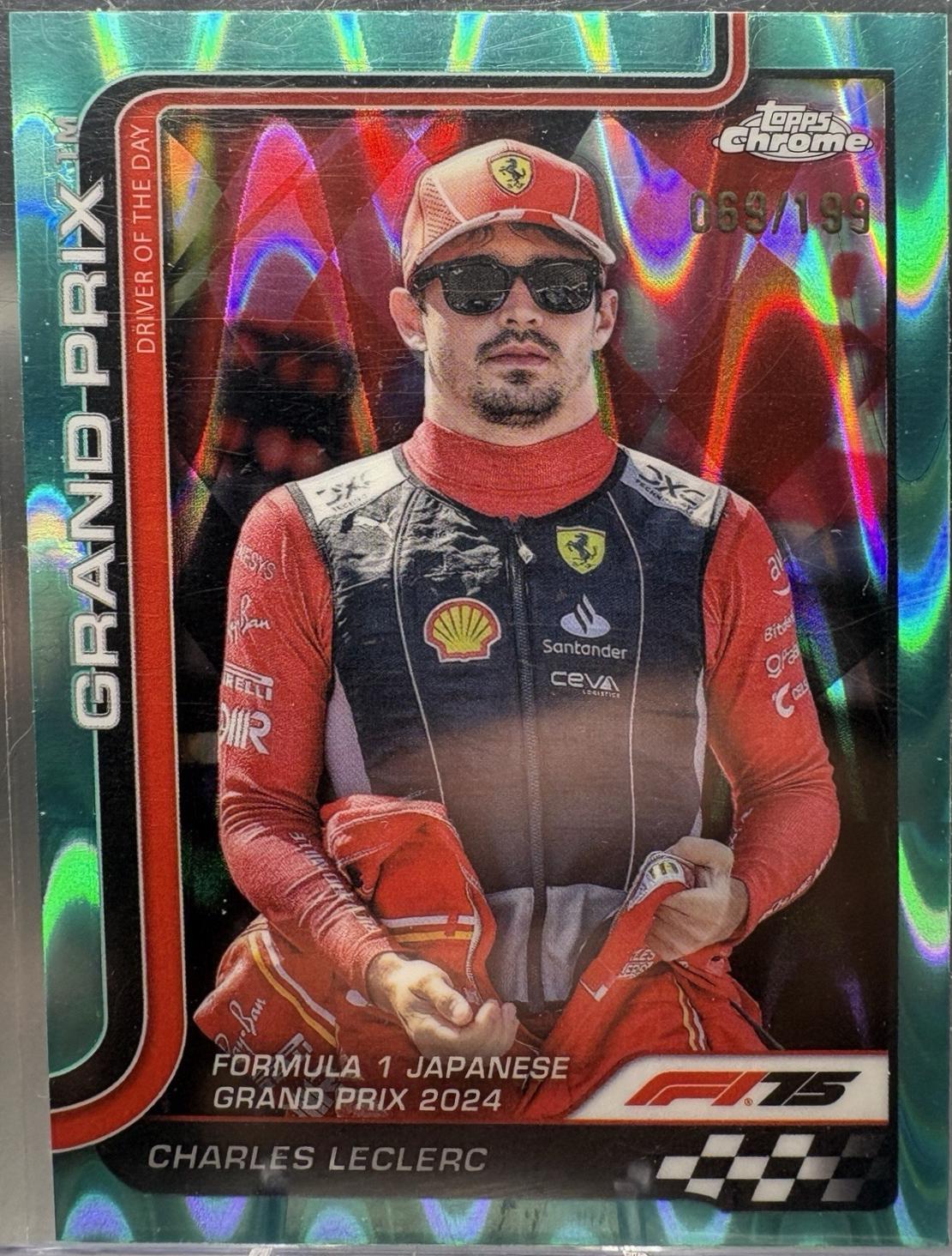 Charles Leclerc [Aqua Refractor] #125