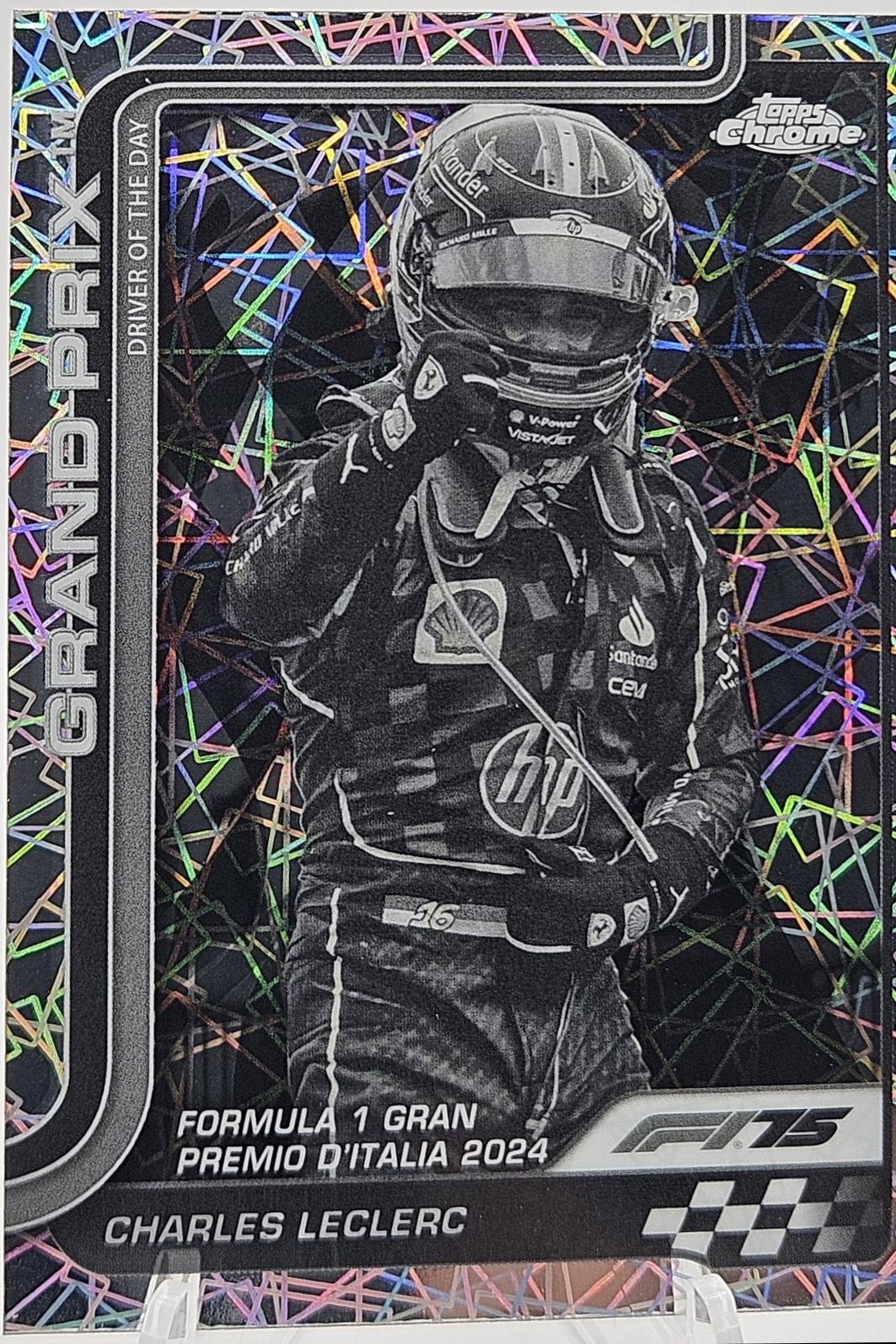 Charles Leclerc [Black White Lazer Refractor] #137