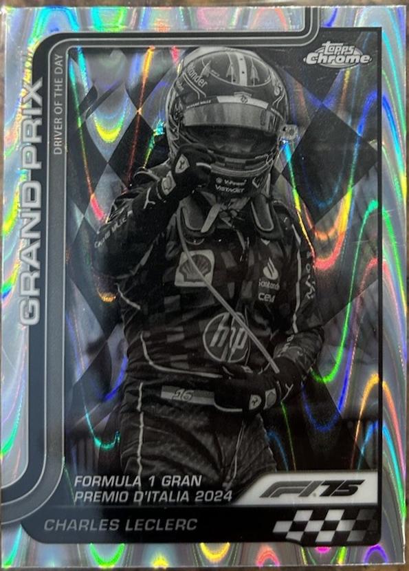 Charles Leclerc [Black White RayWave Refractor] #137