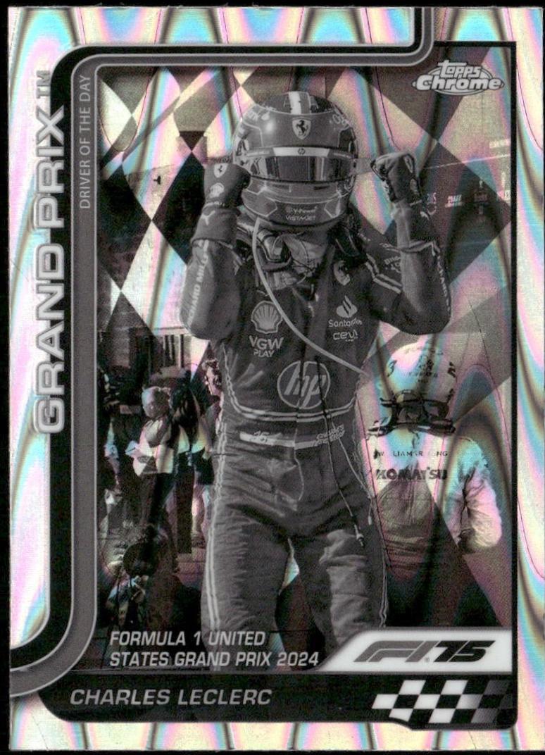 Charles Leclerc [Black White RayWave Refractor] #140