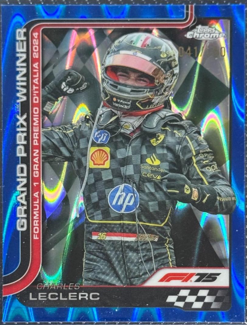 Charles Leclerc [Blue RayWave Refractor] #108