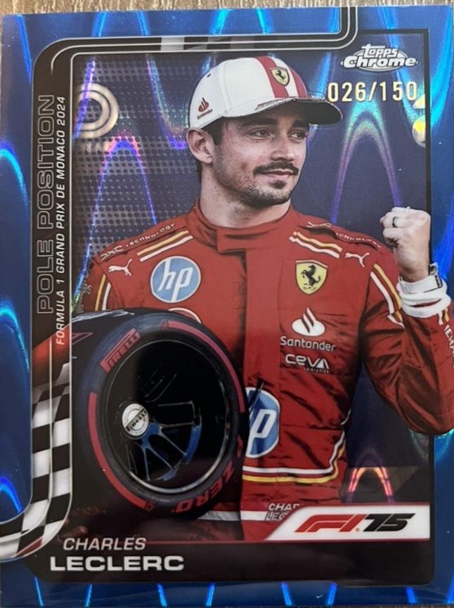 Charles Leclerc [Blue RayWave Refractor] #118