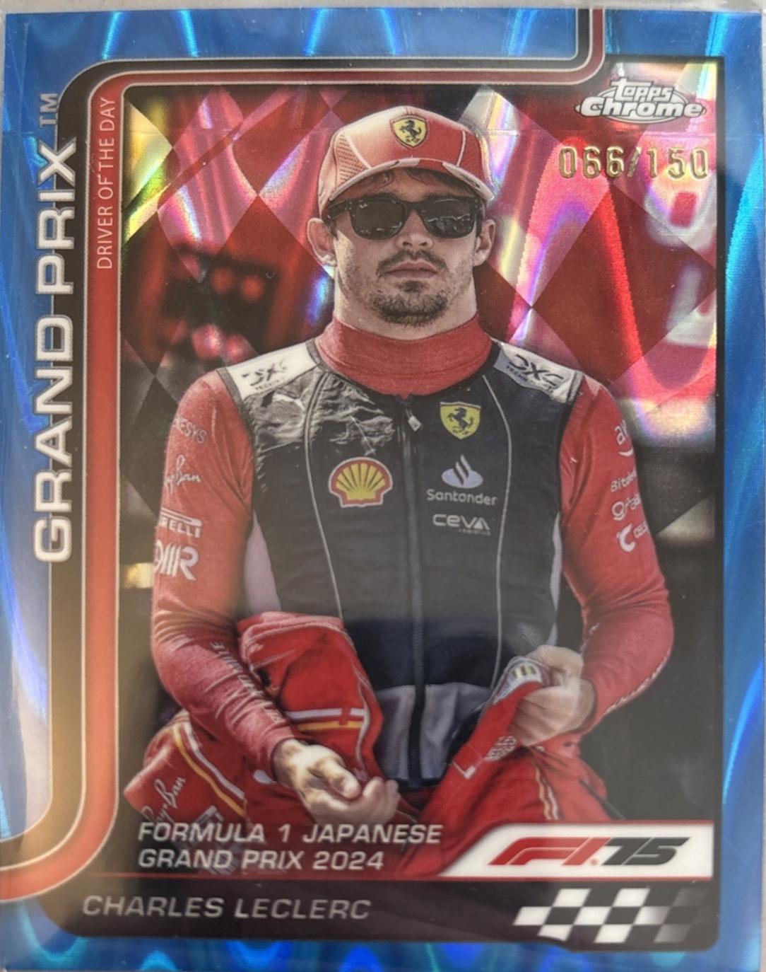 Charles Leclerc [Blue RayWave Refractor] #125