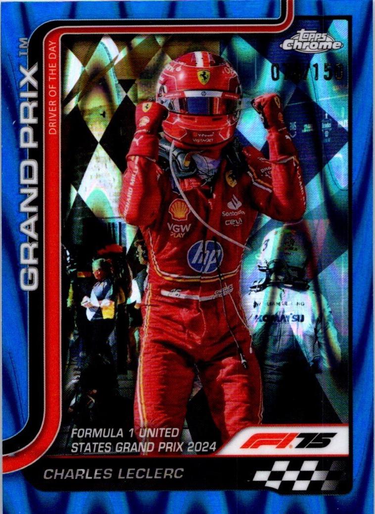 Charles Leclerc [Blue RayWave Refractor] #140