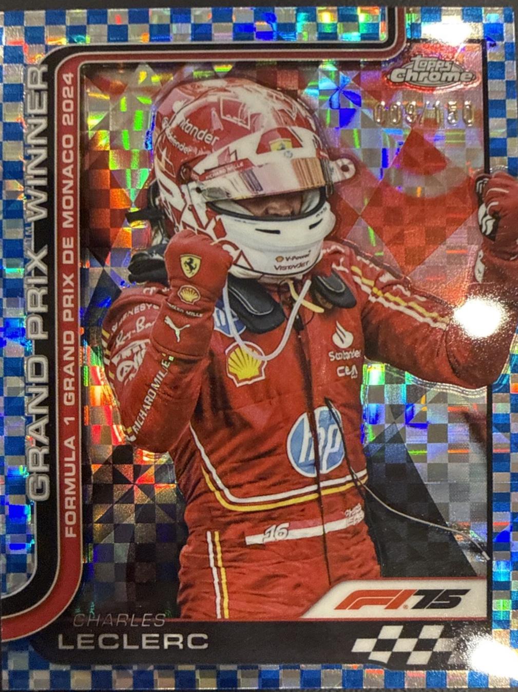 Charles Leclerc [Blue Refractor] #100
