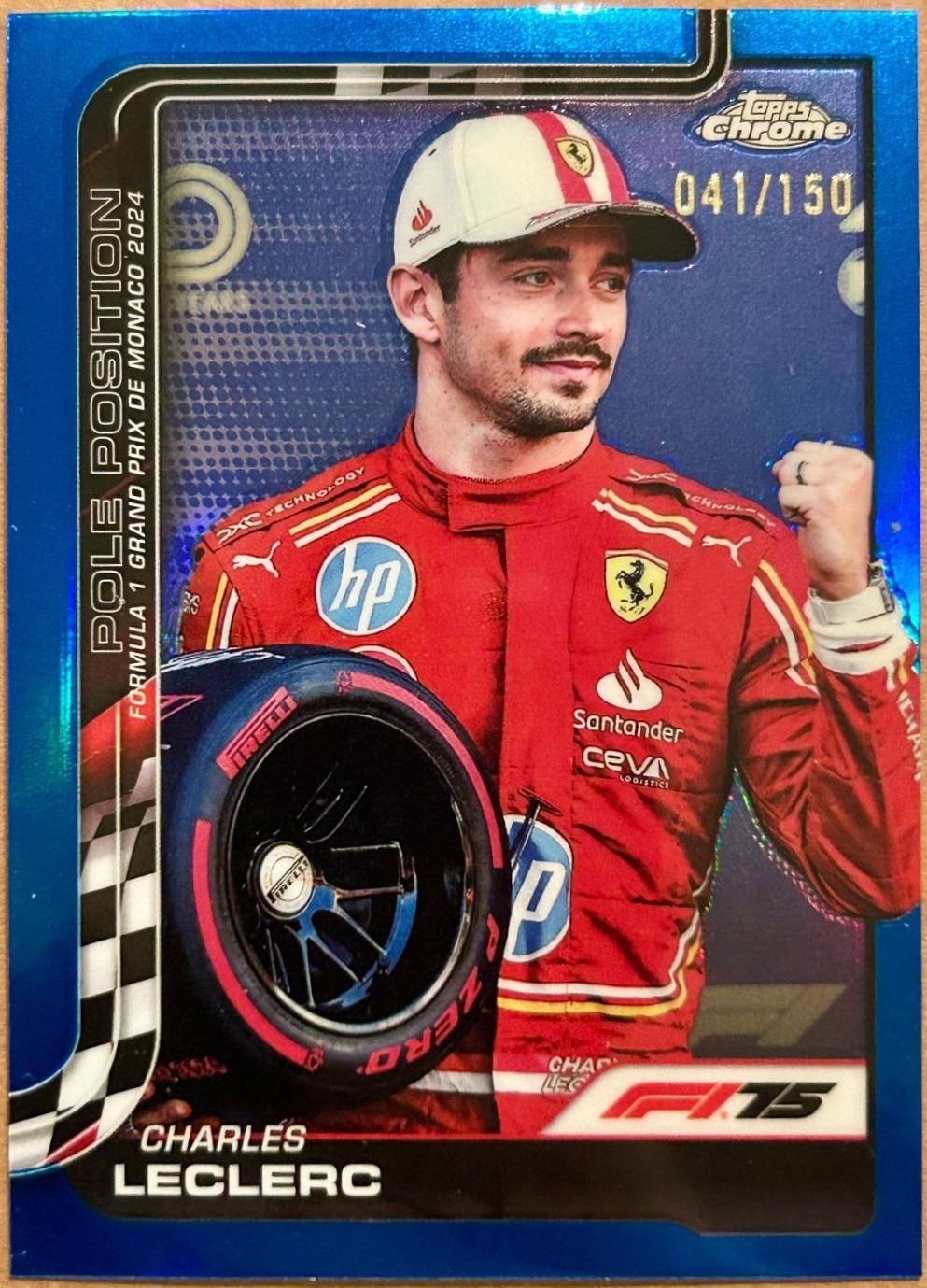 Charles Leclerc [Blue Refractor] #118