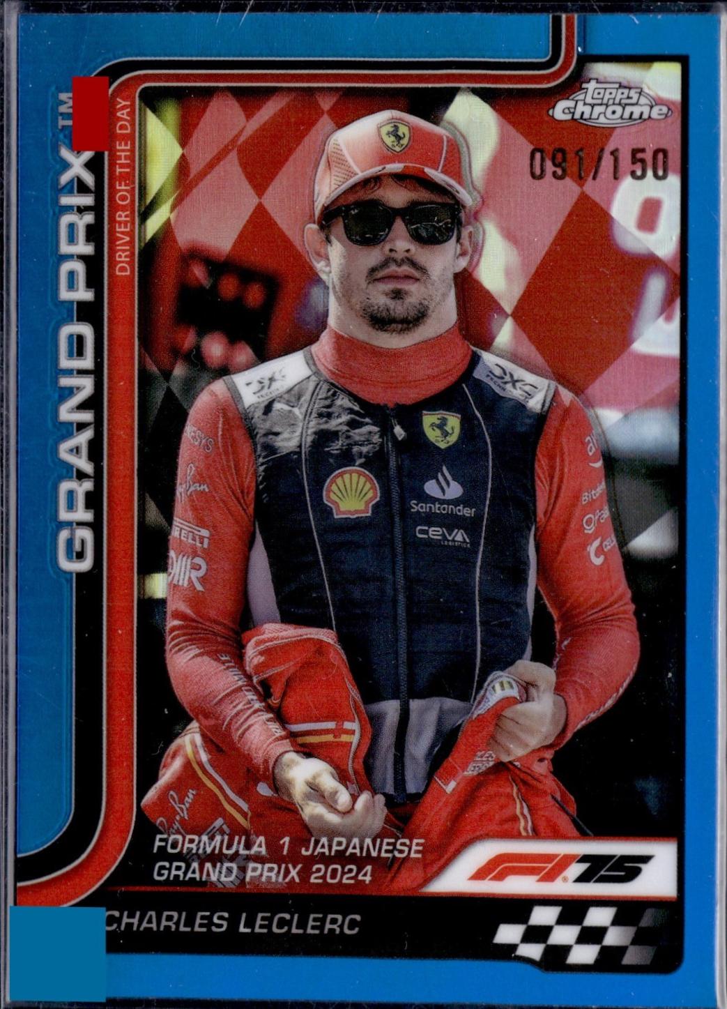 Charles Leclerc [Blue Refractor] #125