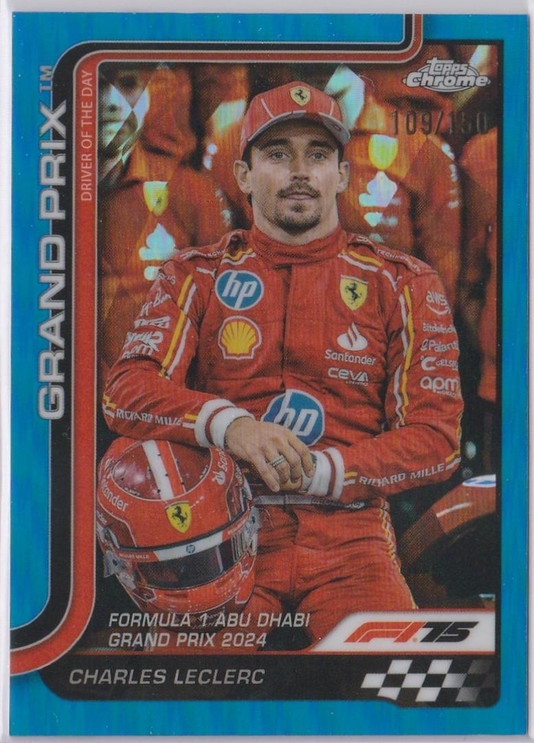 Charles Leclerc [Blue Refractor] #145