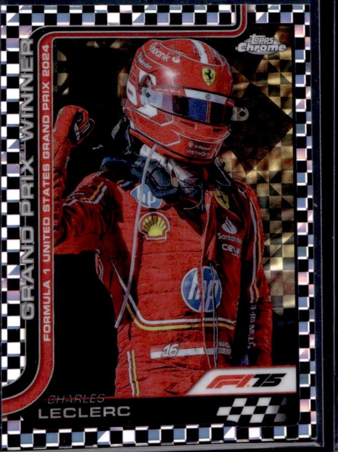 Charles Leclerc [Checker Flag Refractor] #111