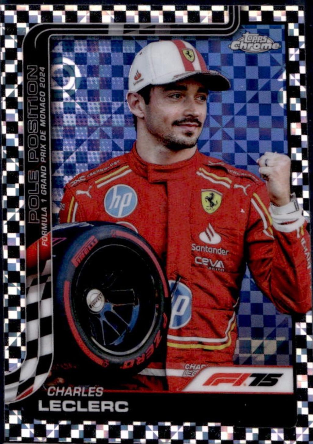 Charles Leclerc [Checker Flag Refractor] #118