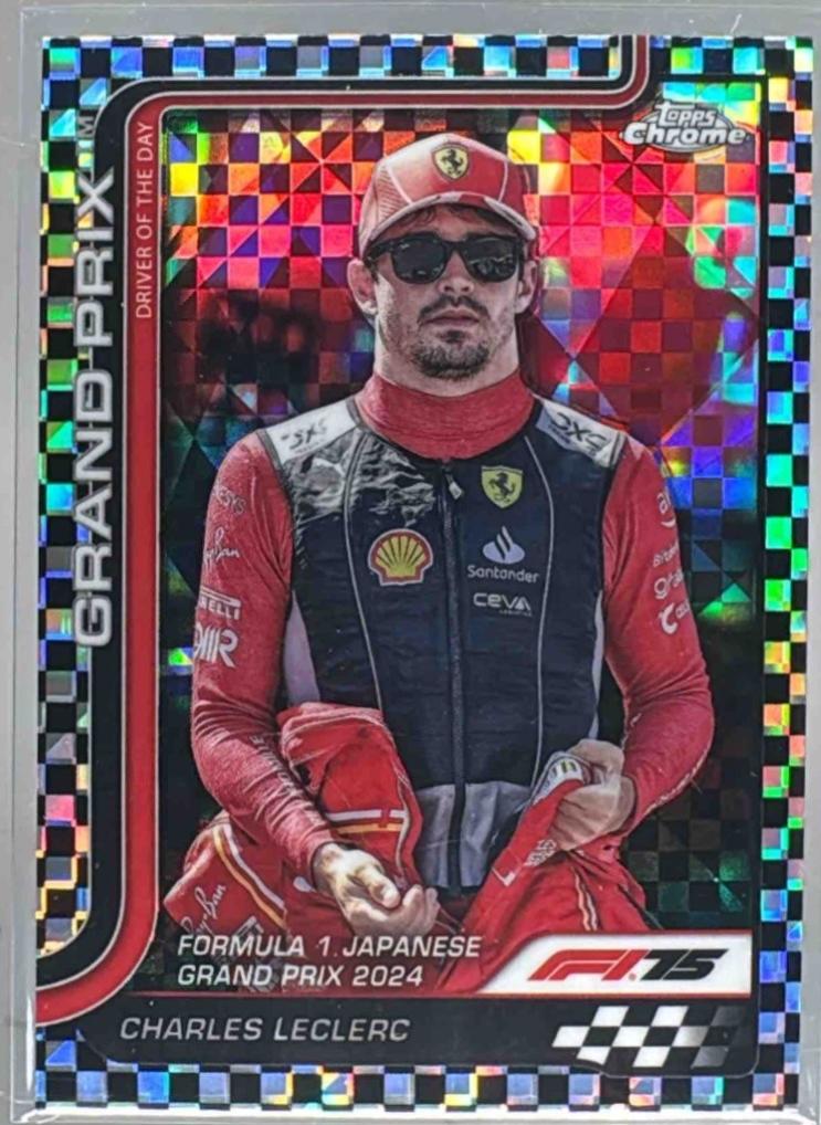 Charles Leclerc [Checker Flag Refractor] #125