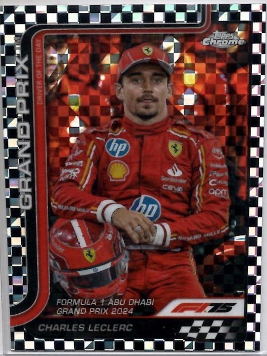 Charles Leclerc [Checker Flag Refractor] #145