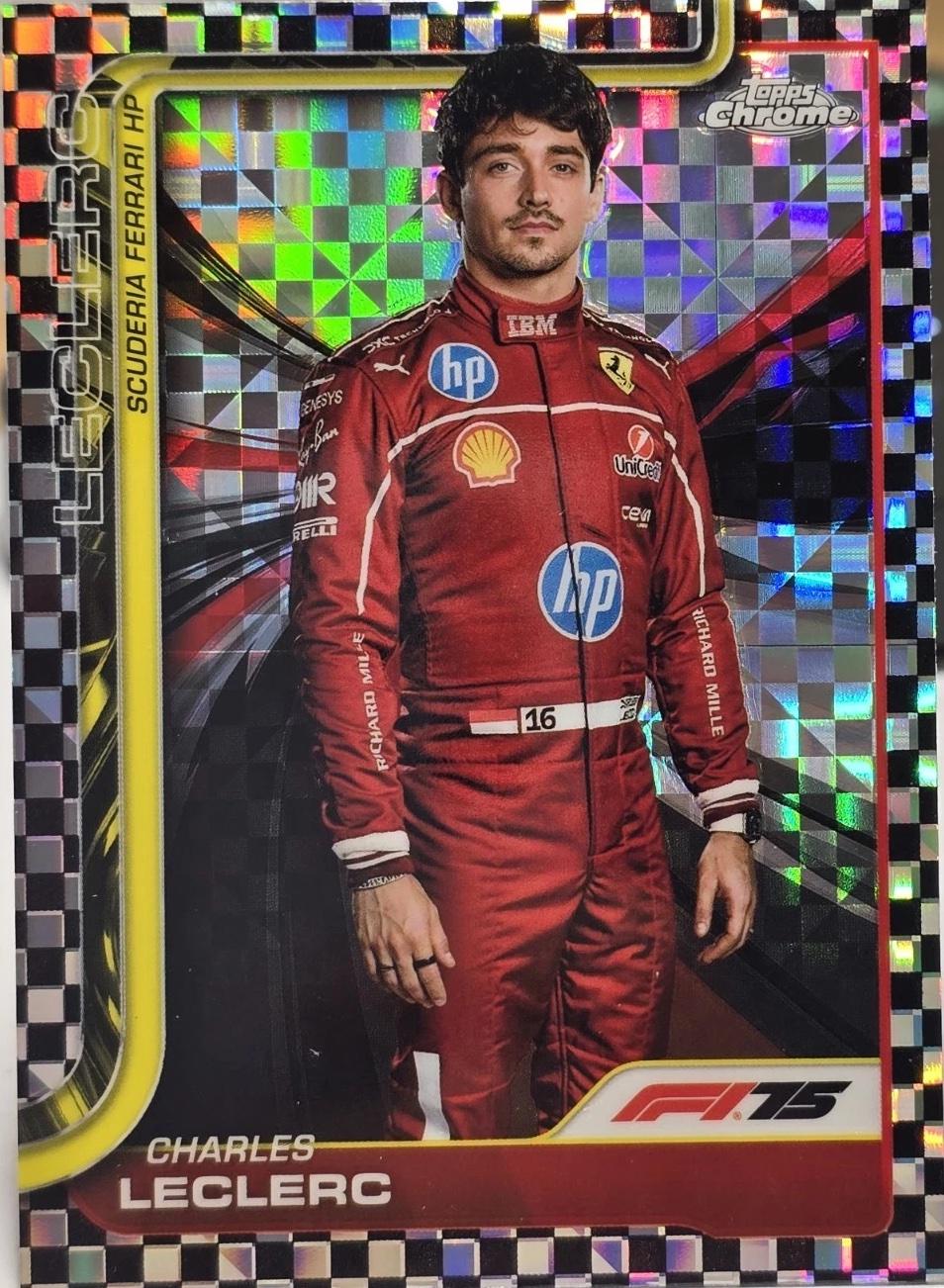 Charles Leclerc [Checker Flag Refractor] #3