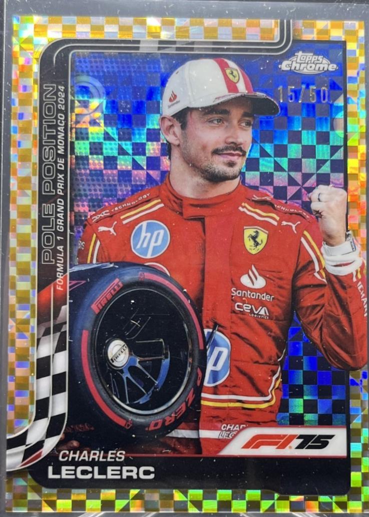 Charles Leclerc [Gold Checker Flag Refractor] #118