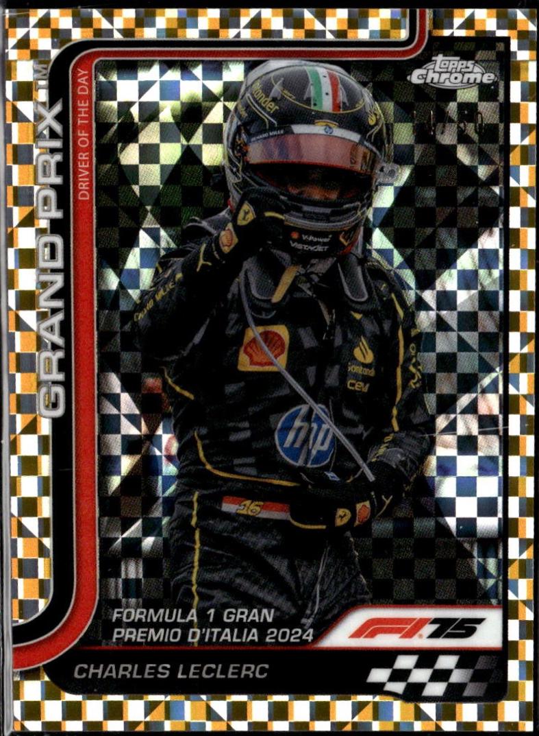 Charles Leclerc [Gold Checker Flag Refractor] #137