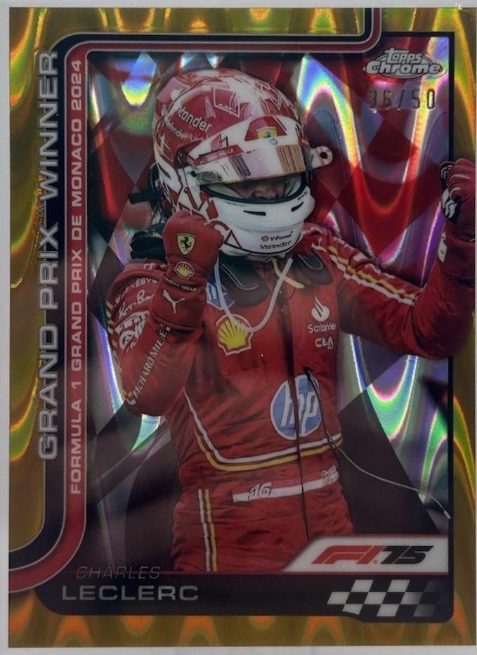 Charles Leclerc [Gold RayWave Refractor] #100