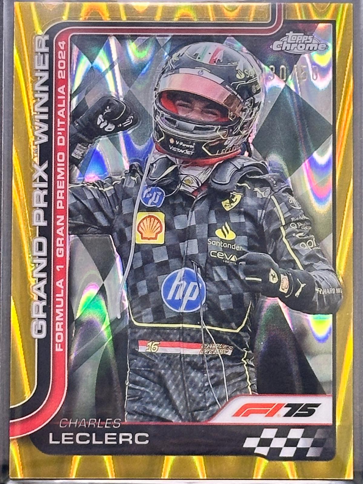 Charles Leclerc [Gold RayWave Refractor] #108