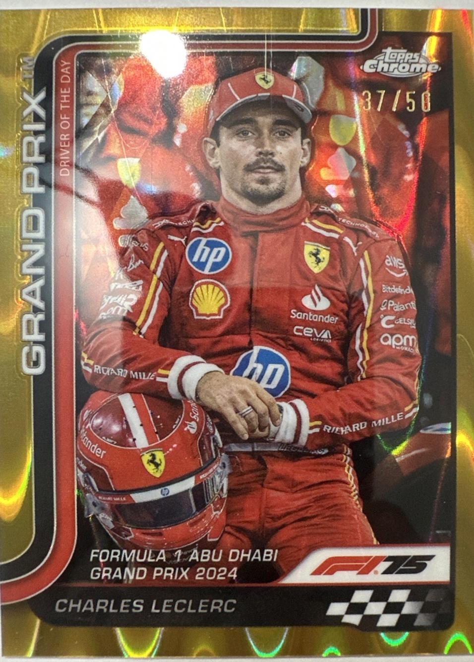 Charles Leclerc [Gold RayWave Refractor] #145