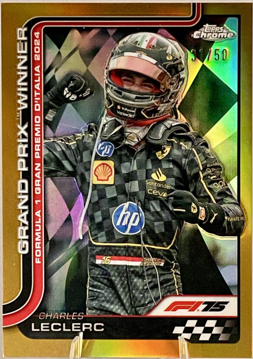 Charles Leclerc [Gold Refractor] #108