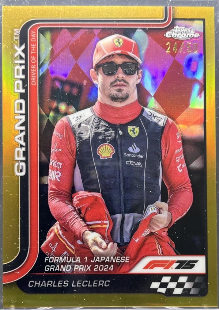 Charles Leclerc [Gold Refractor] #125