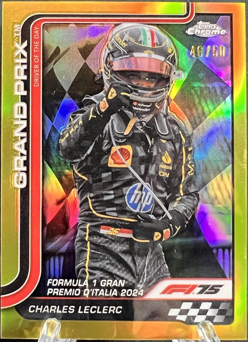 Charles Leclerc [Gold Refractor] #137