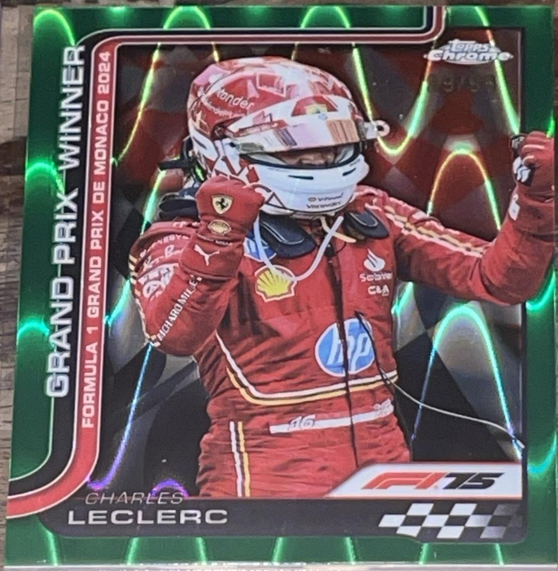 Charles Leclerc [Green RayWave Refractor] #100