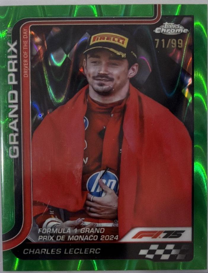 Charles Leclerc [Green RayWave Refractor] #129