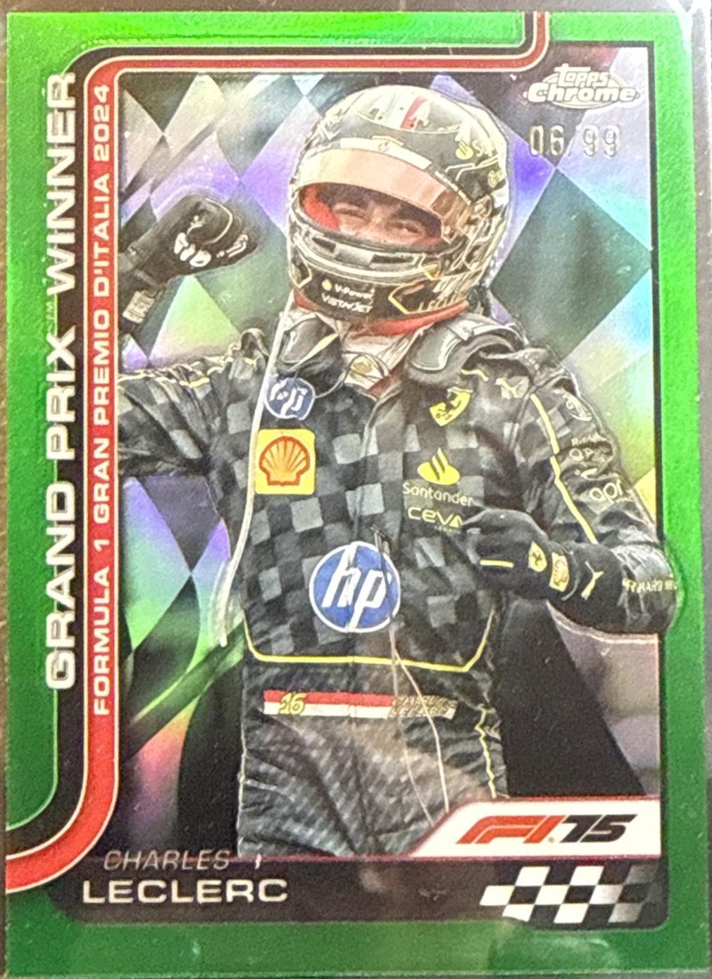 Charles Leclerc [Green Refractor] #108