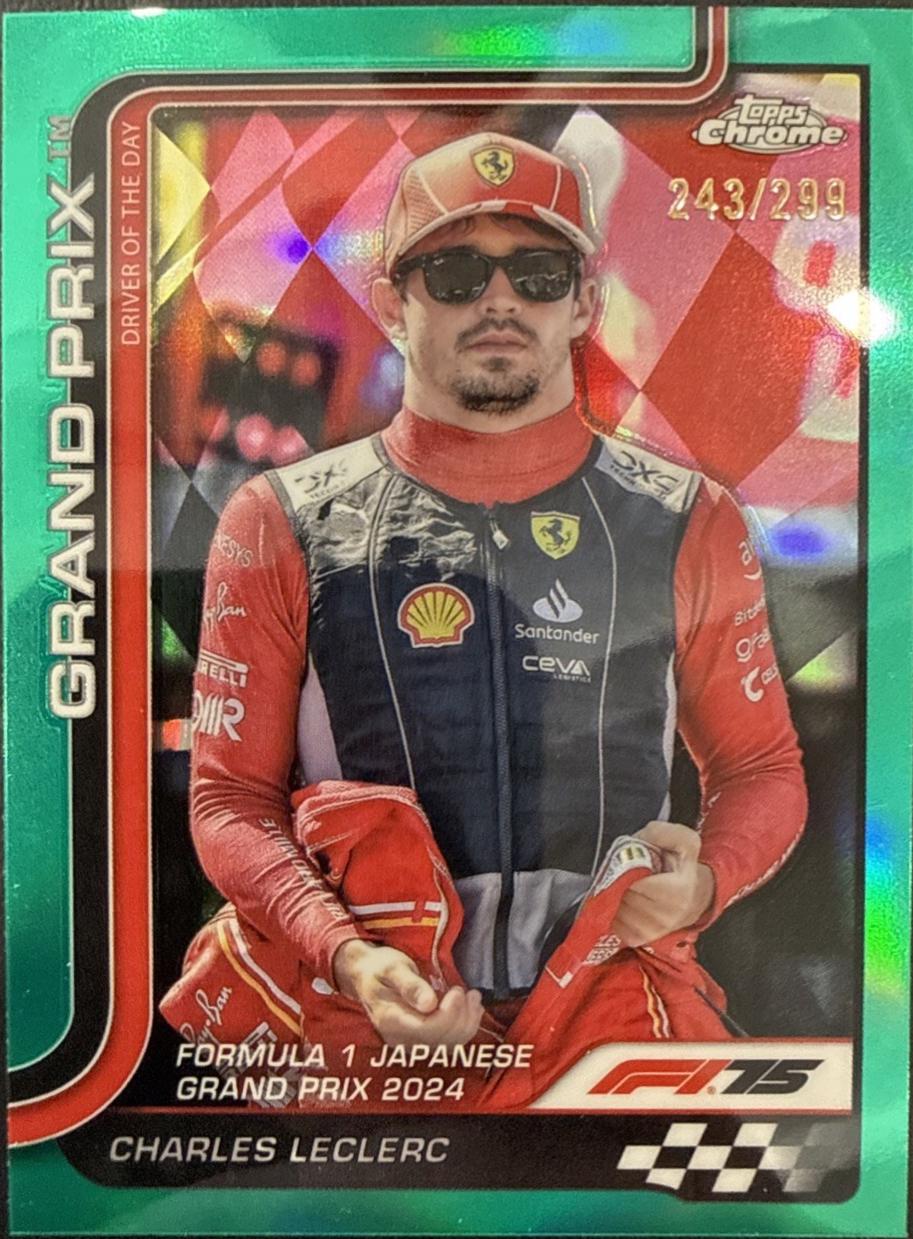 Charles Leclerc [Green Refractor] #125