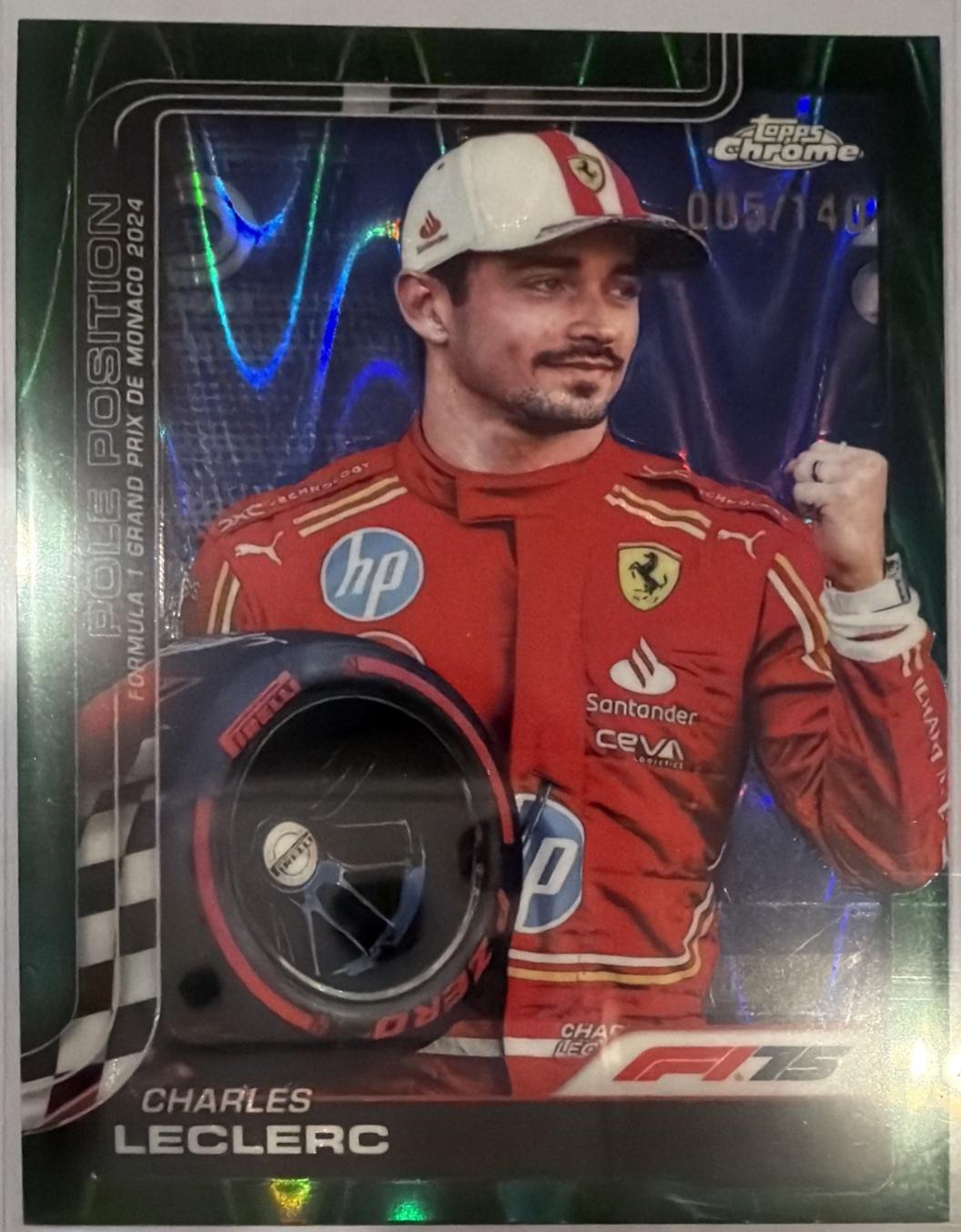 Charles Leclerc [Green Refractor] #145