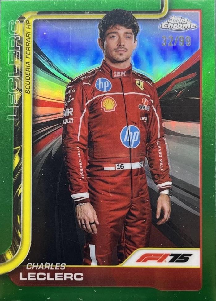 Charles Leclerc [Green Refractor] #3