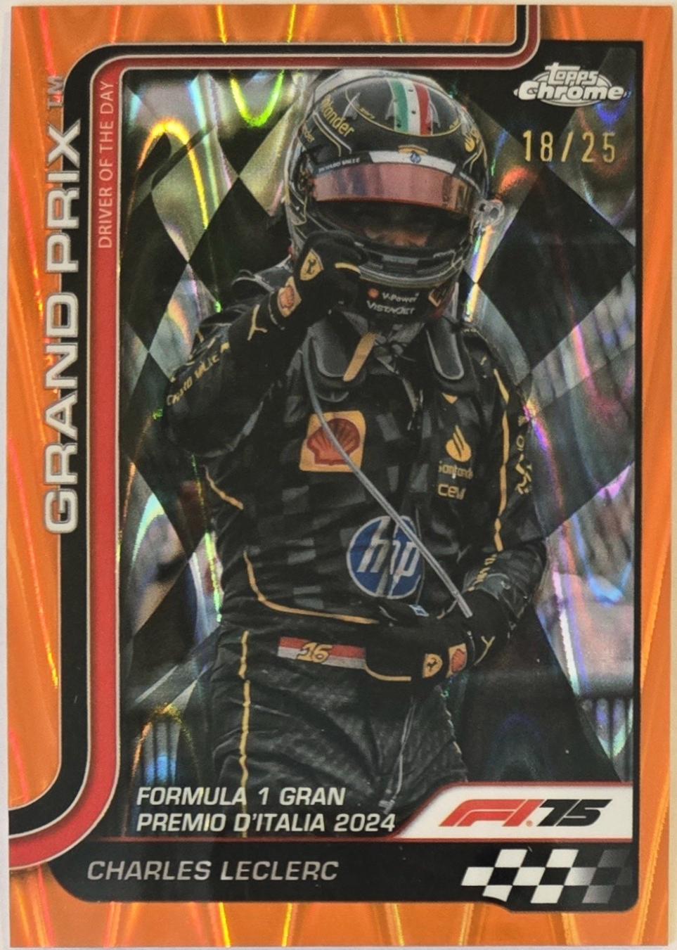 Charles Leclerc [Orange RayWave Refractor] #137