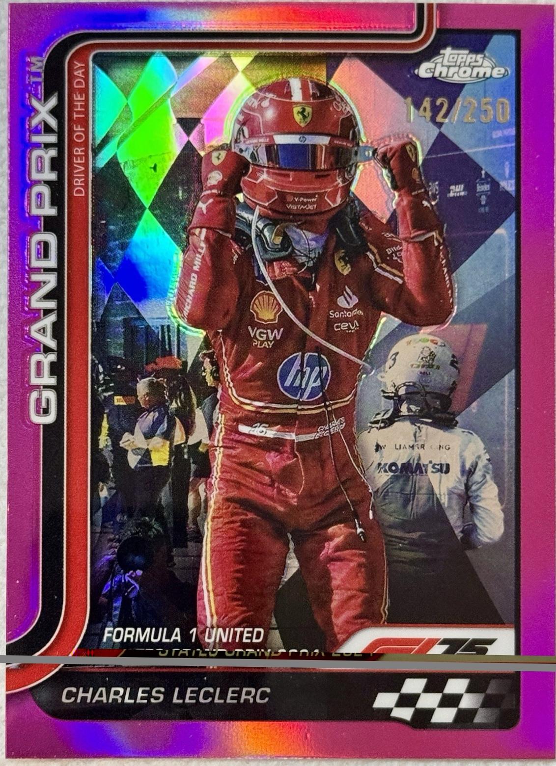 Charles Leclerc [Pink Refractor] #140