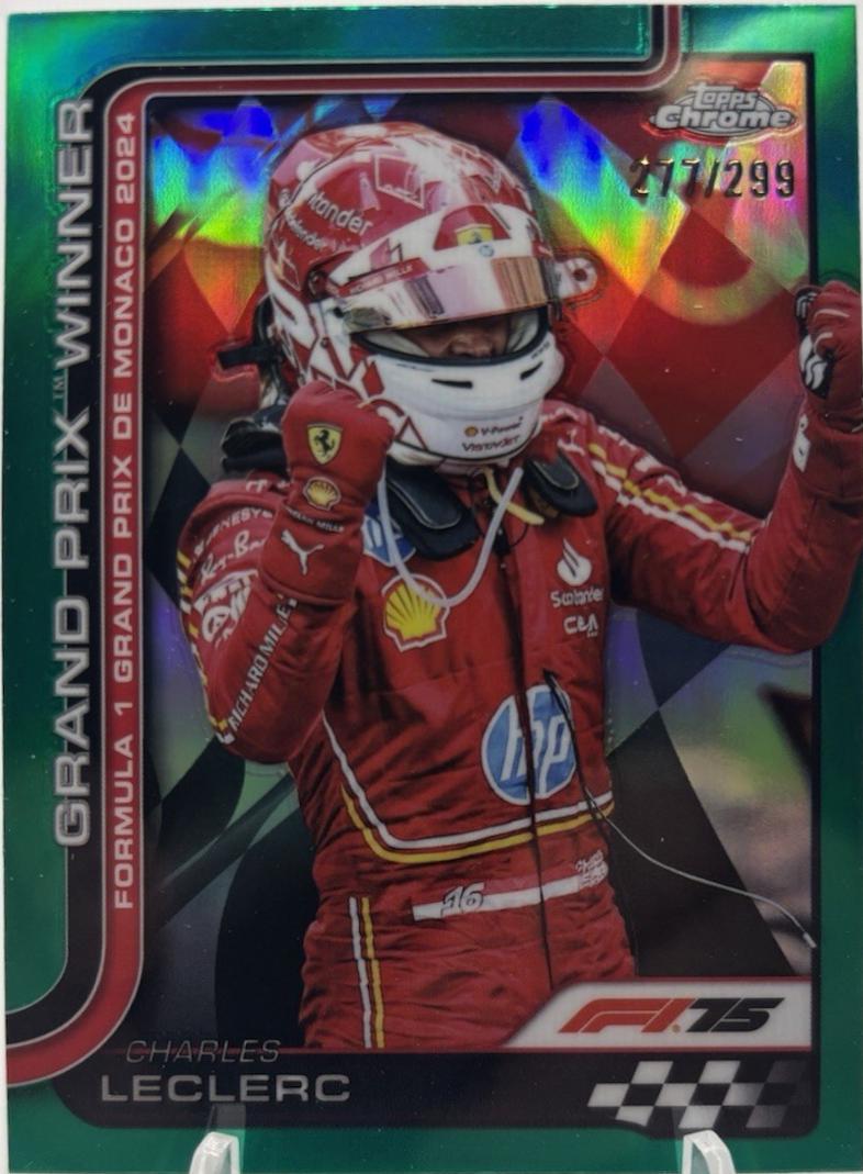 Charles Leclerc [Teal Refractor] #100