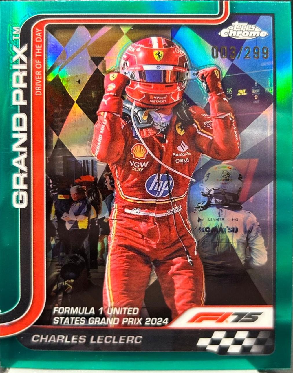 Charles Leclerc [Teal Refractor] #140