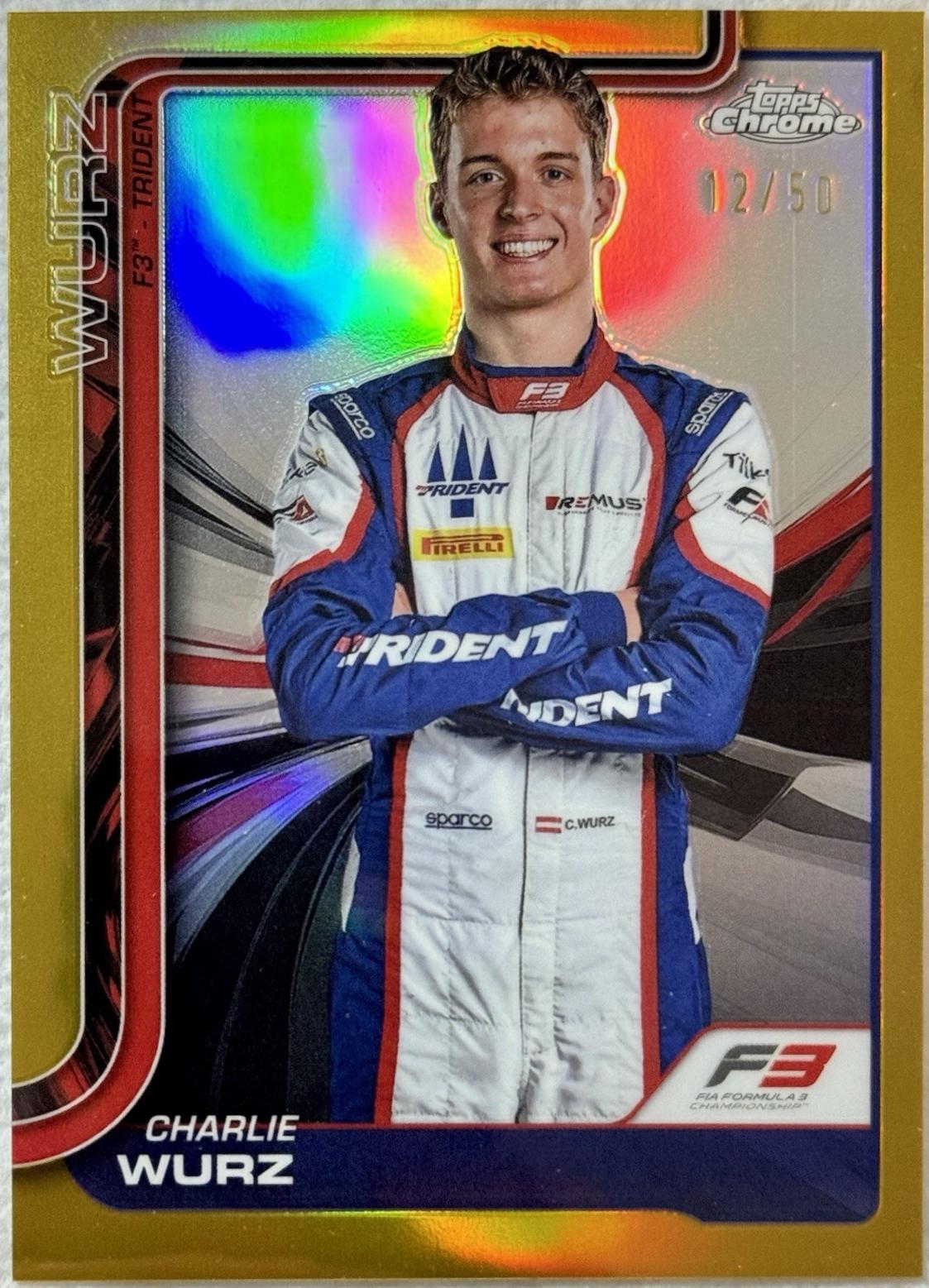 Charlie Wurz [Gold Refractor] #48