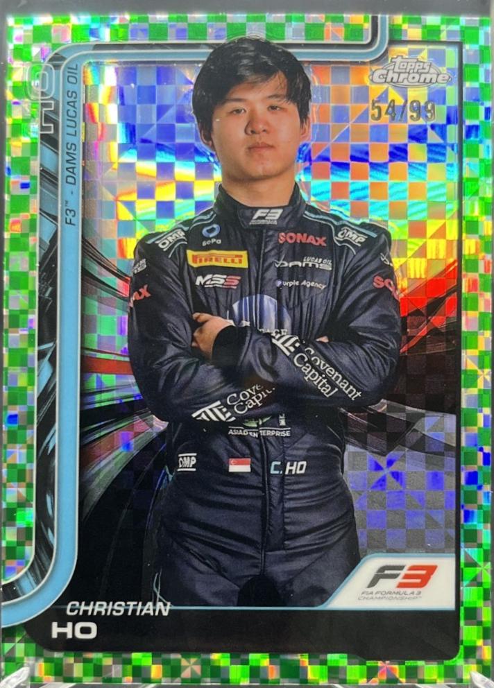 Christian Ho [Green Checker Flag Refractor] #72