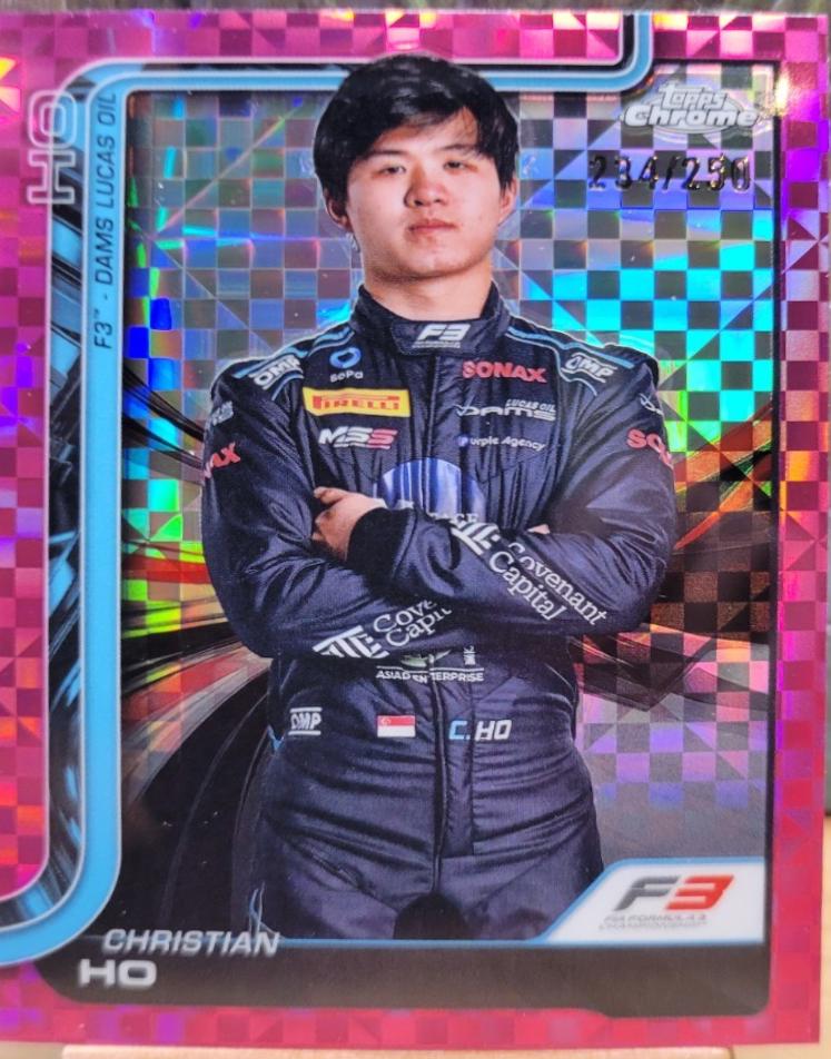Christian Ho [Pink Checker Flag Refractor] #72