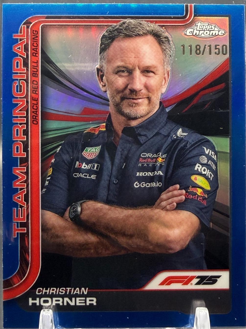 Christian Horner [Blue Refractor] #192