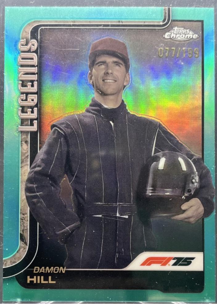 Damon Hill [Aqua Raywave Refractor] #150