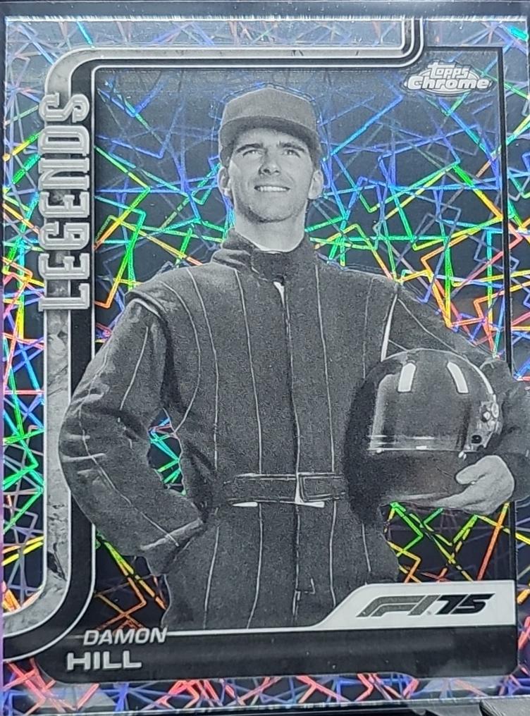 Damon Hill [Black White Lazer Refractor] #150