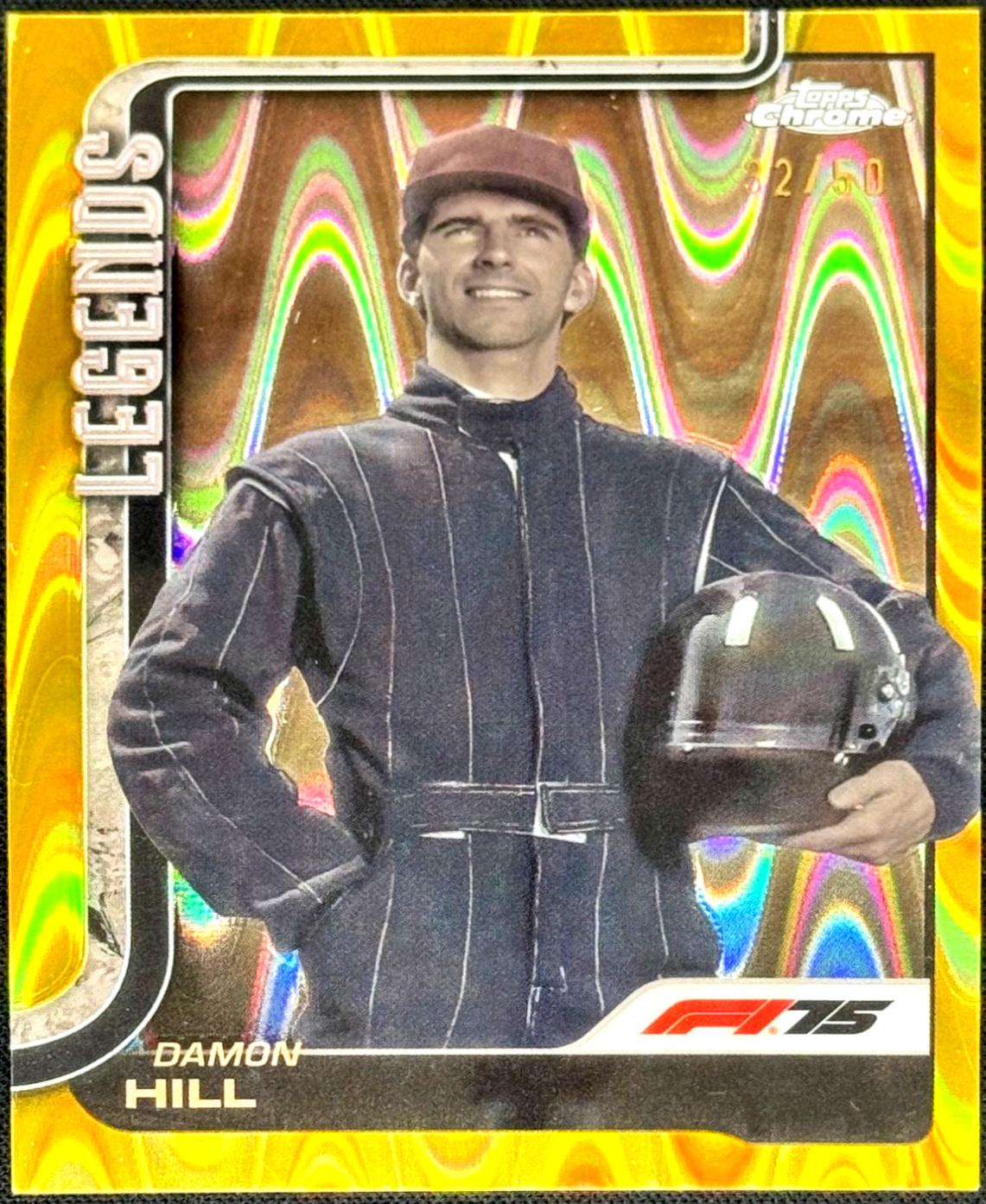 Damon Hill [Gold RayWave Refractor] #150
