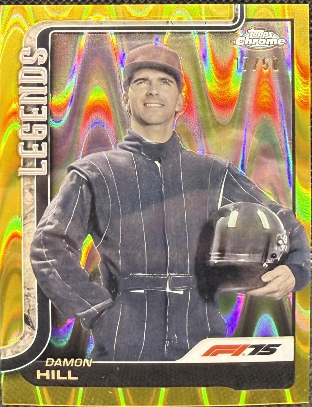 Damon Hill [Gold Refractor] #150