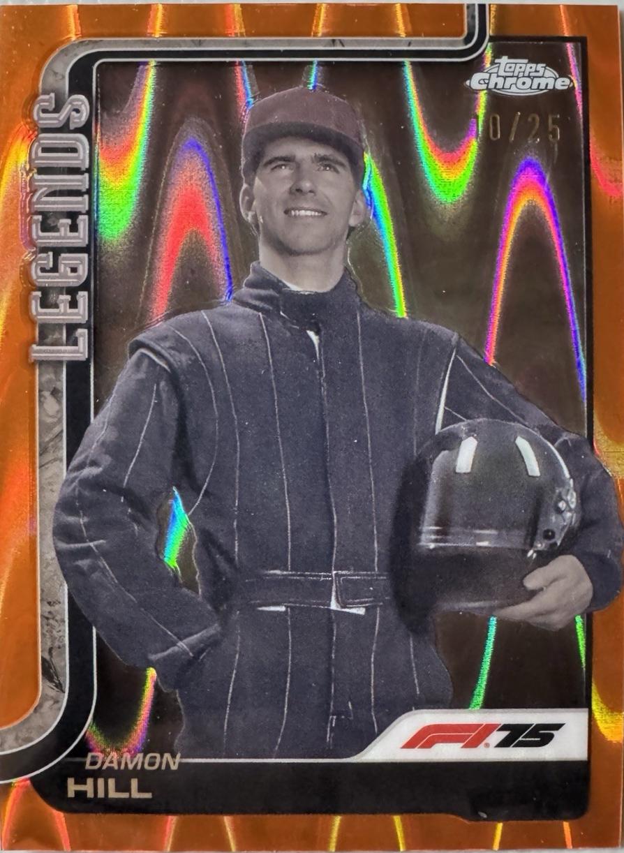 Damon Hill [Orange RayWave Refractor] #150